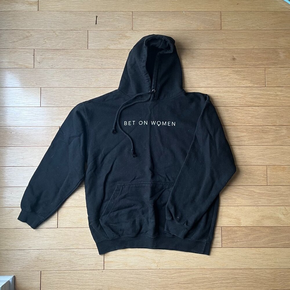 BreakingT | WNBA "Bet On Women" Small Black Hoodie